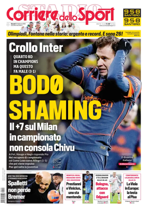 Cover of Corriere dello Sport