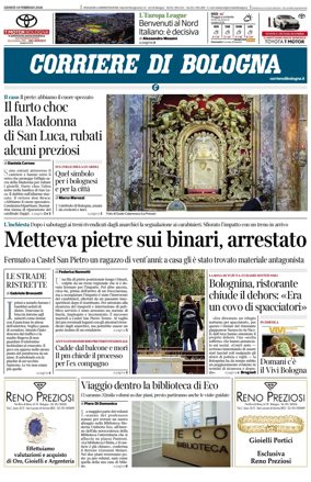 Cover of Corriere di Bologna