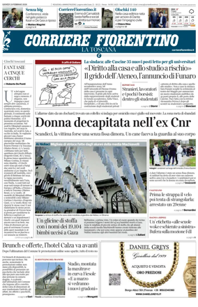 Cover of Corriere Fiorentino