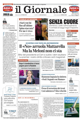 Cover of Il Giornale (Italy)