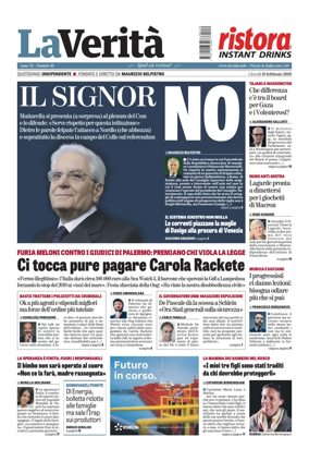 Cover of La Verita (Italia)