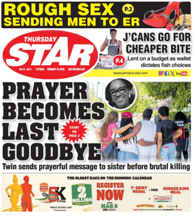 Cover of The Star (Jamaica)