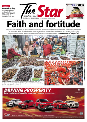 Cover of The Star Malaysia