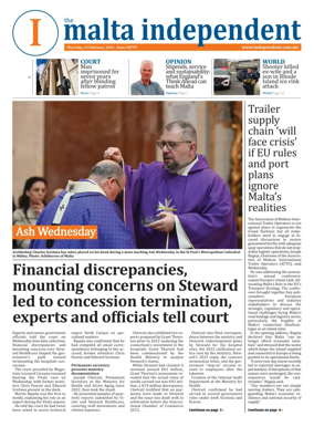 Cover of Malta Independent