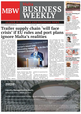 Cover of The Malta Business Weekly