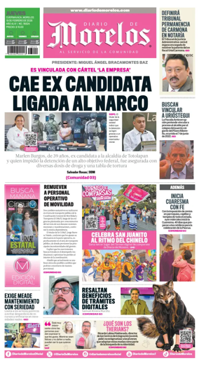 Cover of Diario de Morelos