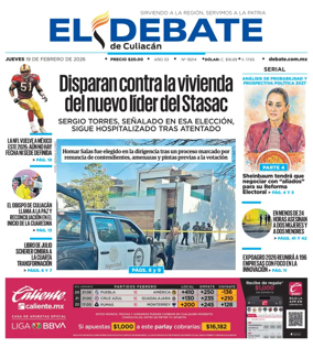 Cover of El Debate de Culiacan