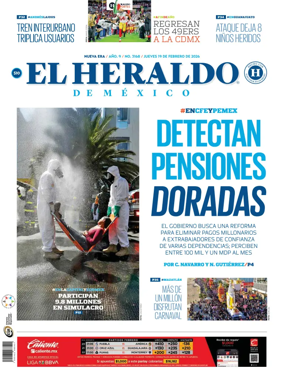Cover of El Heraldo de Mexico