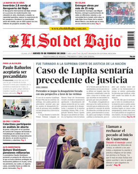 Cover of El Sol de Bajio
