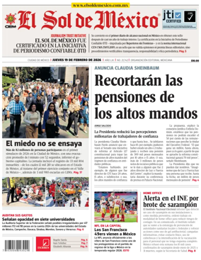 Cover of El Sol de Mexico