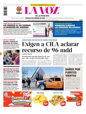 Cover of La Voz de la Frontera