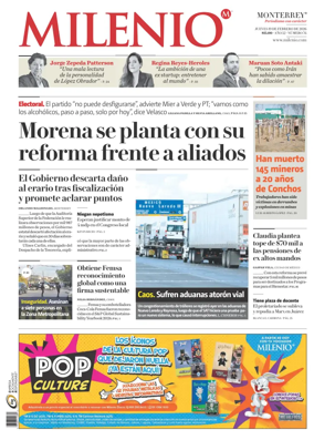 Cover of Milenio Monterrey