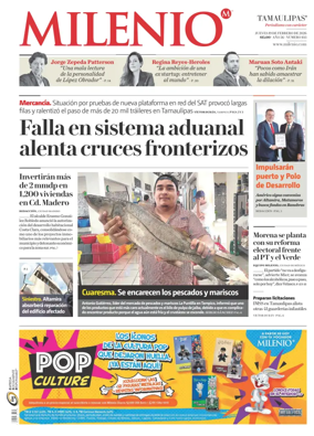 Cover of Milenio Tamaulipas