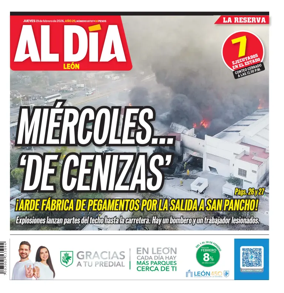 Cover of Periodico Al Dia (Leon)