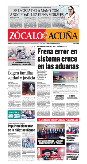 Cover of Zocalo Acuna