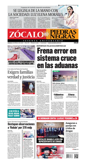 Cover of Zocalo Piedras Negras