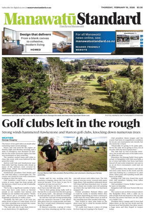 Cover of Manawatu Standard