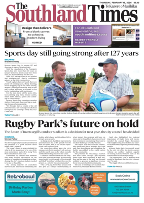 Cover of The Southland Times