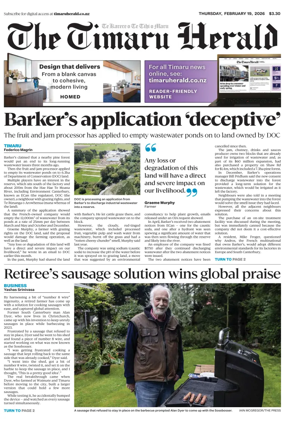 Cover of The Timaru Herald