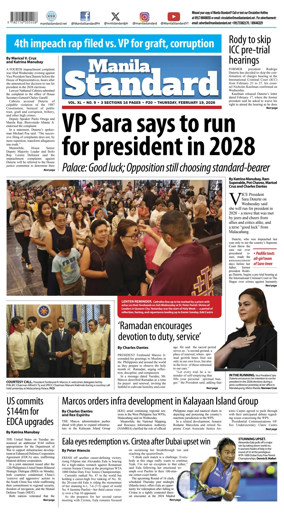 Cover of Manila Standard