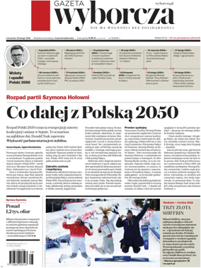 Cover of Gazeta Wyborcza Stoleczna