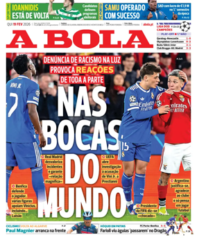 Cover of A BOLA (Portuguese)