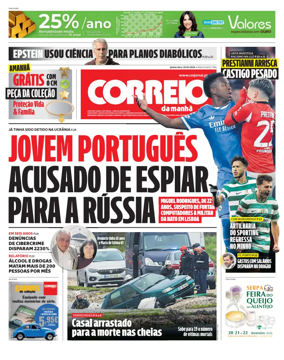 Cover of Correio da Manha