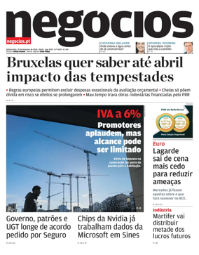 Cover of Jornal de Negocios