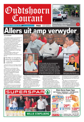 Cover of Oudtshoorn Courant
