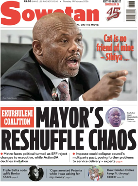 Cover of Sowetan