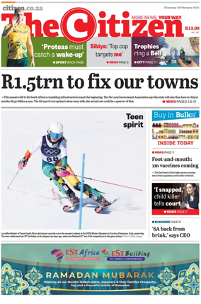 Cover of The Citizen (Gauteng)