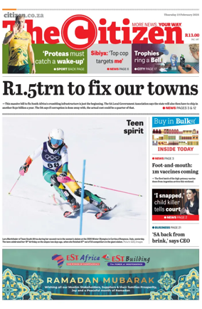 Cover of The Citizen (KZN)