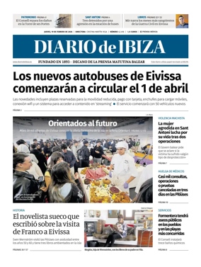 Cover of Diario de Ibiza