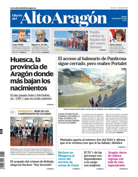 Cover of Diario del Alto Aragon