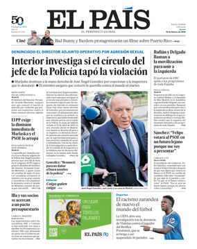 Cover of EL PAIS Catalunya