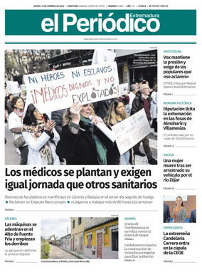 Cover of El Periodico Extremadura