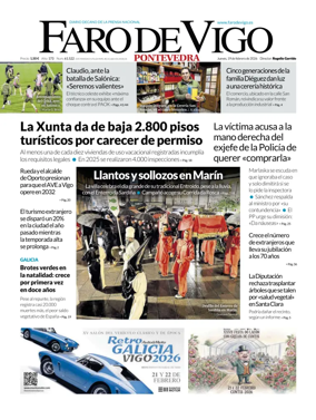 Cover of Faro de Vigo (Pontevedra)