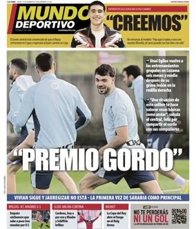 Cover of Mundo Deportivo (Bizkaia-Araba)
