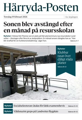 Cover of Harryda-Posten