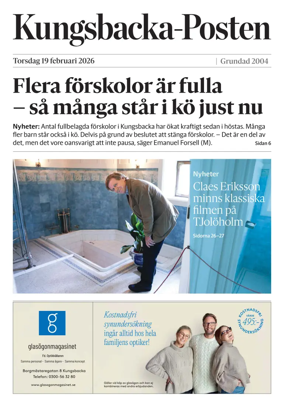 Cover of Kungsbacka-Posten