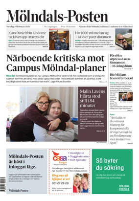 Cover of Molndals-Posten