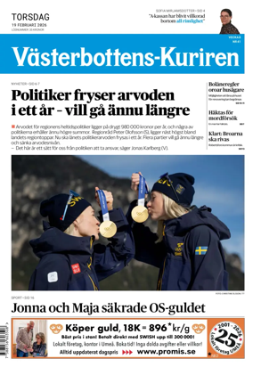 Cover of Vasterbottens-Kuriren