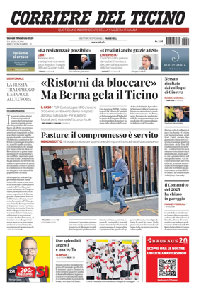 Cover of Corriere del Ticino