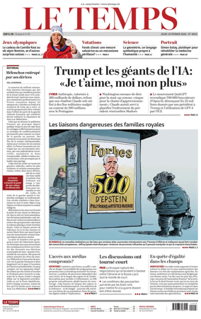 Cover of Le Temps