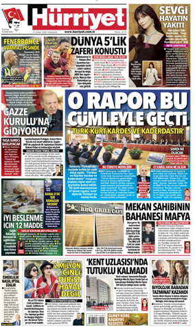 Cover of Hurriyet