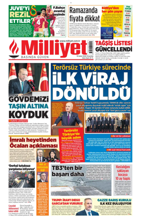 Cover of Milliyet