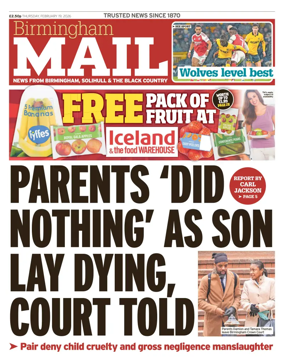 Cover of Birmingham Mail