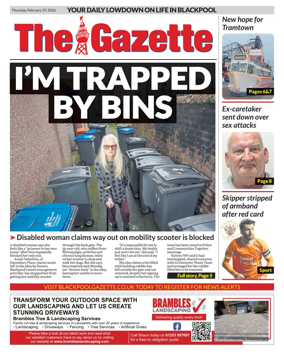 Cover of Blackpool Gazette