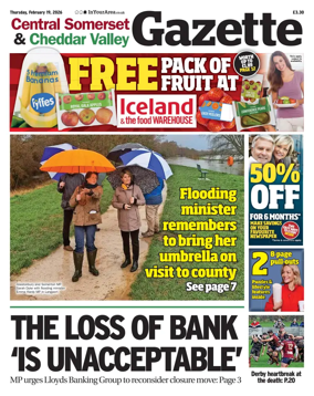 Cover of Central Somerset & Cheddar Valley Gazette