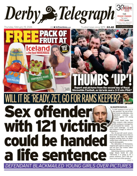 Cover of Derby Telegraph